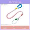 Waterproof Nylon Pet Traction Rope With Leather And Silicone Materials For Large Dogs And Outdoor Walks