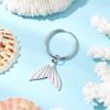 Sea Ocean Whale Pendant Stainless Steel Charms Keychains Accessories Trendy Jewelry Keyrings For Women Girl Decor Kids Gifts