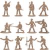 Military Pvc Miniature Soldier Model Set With For Dioramas And Collectors