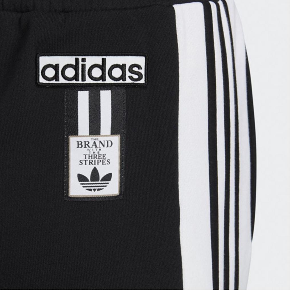 adidas Originals Adibreak Striped Casual Retro Sports Long Pants Women Bottoms Black HH9453