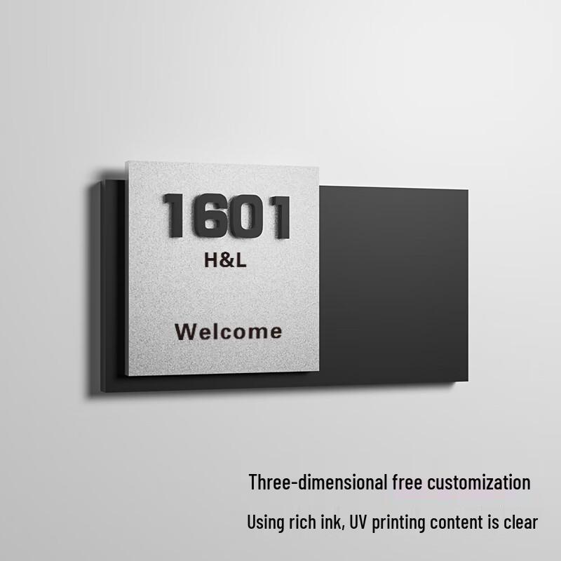 Luxury Luminous Sensor Villa House Number Plate