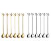 6 Pack Tableware Dessert Spoons Stirring Spoon for Kitchen Stirring Mixing Sugar