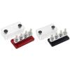 Robust Power Distribution BusBar 600A at 48V DC with Compact Design and Four Stud Terminals for Efficient Electrical Solutions