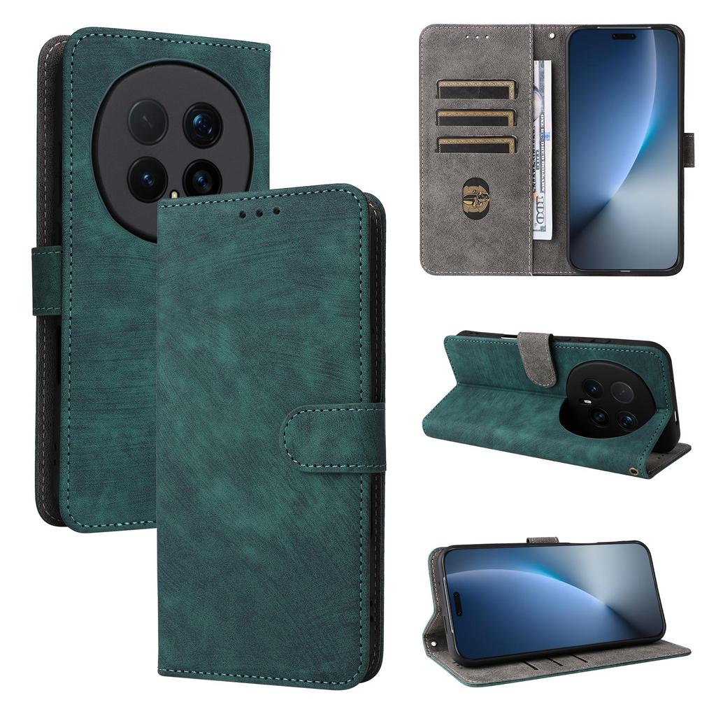 Flip Cover für Honor Magic8 Pro PU Leder Handyhülle Ganzkörperschutz [RFID-Blockierung] Brieftaschenhülle