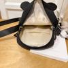 Cute Cartoon Design Crossbody Bag for Women Front Zip Pocket Mini Shoulder Bag for Daily Use