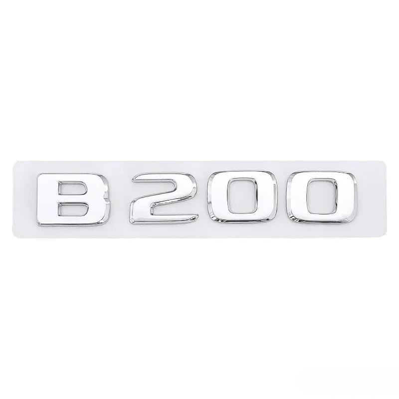 GWRA8 3D ABS Letters Decal Car Body Trunk Emblem Sticker for Mercedes Benz B180 B200 B220 B250 B260 Exterior Accessories