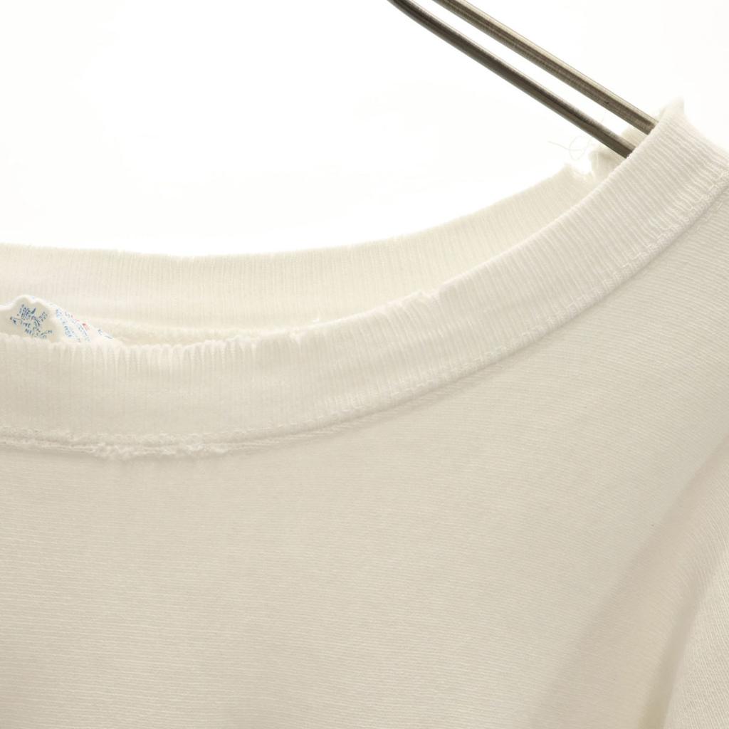 Champion 80s Made In USA Reverse Weave Tricot Tag Vintage 2-Tag Long Sleeve RISD Sweatshirt Trainer Men's Used