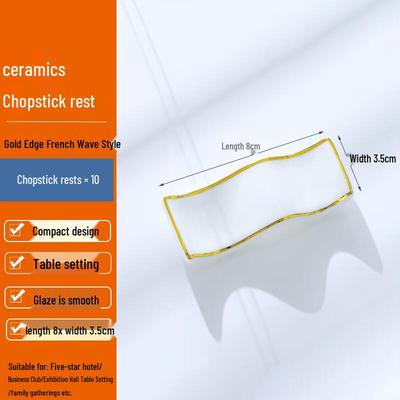 Homeglen Ceramic Chopstick & Spoon Rests