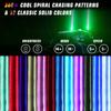 2PCS 4FT 12V Led Flag Light Waterproof Remote Control RGB Color Changing Light Off-road ATV LED Flagpole Light For UTV ATV RZR