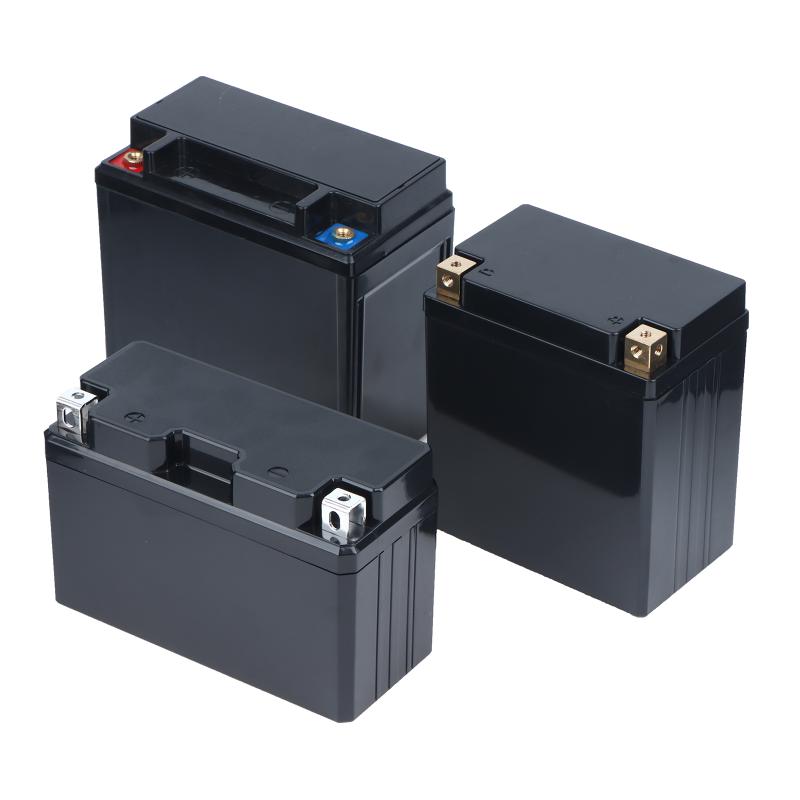 12V Multiple Sizes Plastic Protective Cover Motorcycle Start Lithium Battery Embedded Plastic Protective Cover