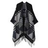 Ethnic Style Shawl Summer Outer Wear Women's Large Shawl Cape Cloak High-end Knitted Scarf