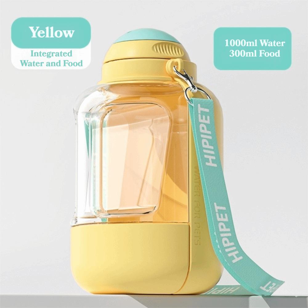 Large Capacity Pet Water Bottle 1000ML Water Bowl Dog Water Cup  for Pet Outdoor Walking