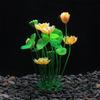 Aquatische Grasblume Simulation Hochzeitsgeschenke Kunststoff Künstlicher Lotus Aquarium Ornament für Party