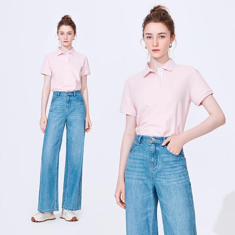 Navigare Women's Casual Polo Short Sleeve T-Shirt