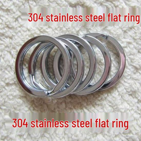 Edelstahl Metall Schlüsselanhänger Zubehör - 304 Schlüsselring