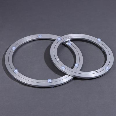 5/5.5/8/10/12 Inches Aluminum Ball Bearing Turntable Bearings Swivel Plate Smooth Swivel Plate Rotating Table Rotating Round