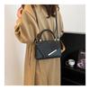 New Bling Rhinestone Faux Leather Shoulder Bag for Women, Chic Small Square Crossbody Purse, Sparkle Evening Handbag