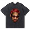 2026 Hot Sale Washed Vintage The Worm Dennis Rodman I'm Back T-shirt Men Women Fashion Hip Hop Oversized T Shirts Male Rock Retro Streetwear