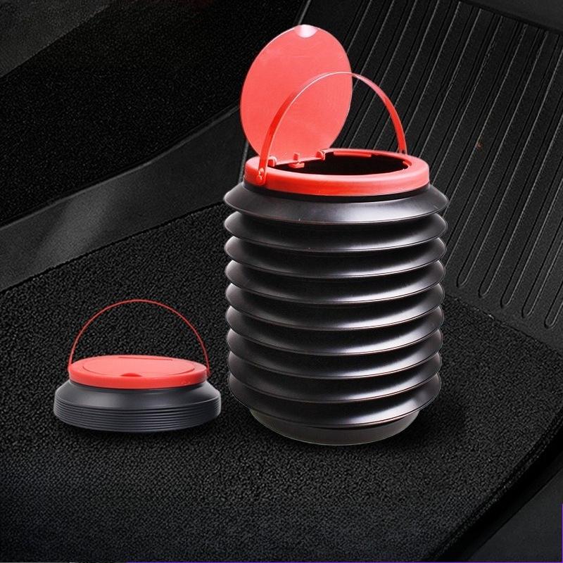 1PC car folding trash can 4L magic bucket multi-function telescopic bucket folding storage bucket portable trash can