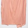 2025 Summer Gold-Trimmed Pink Silk Midi Skirt Set