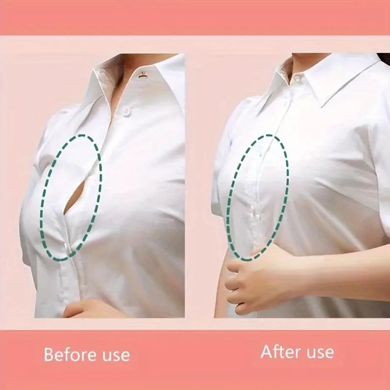 36/108 Pcs Neck Invisible Clothes Stickers, Anti Sweat Non-slip Traceless Low Chest Chest Glue