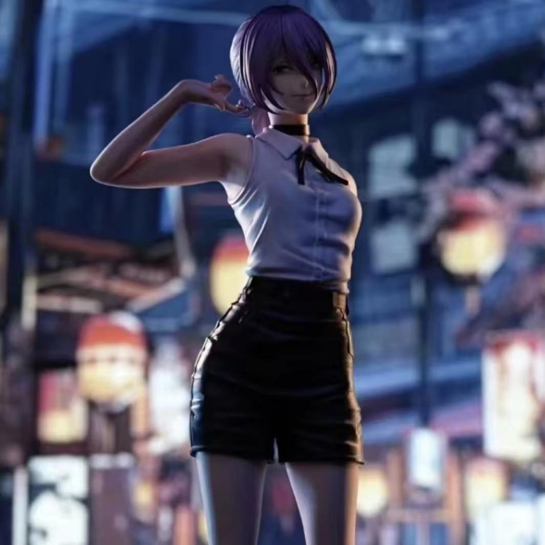 Chainsaw Man Reze Reese Devil Series Sexy Girl Pvc Statue Anime Figurine Model Desktop Ornament Collection Toys Birthday Gifts 28-33cm