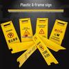 Cartello di Sicurezza a Cavalletto in Plastica per Pavimento Bagnato e Divieto di Parcheggio