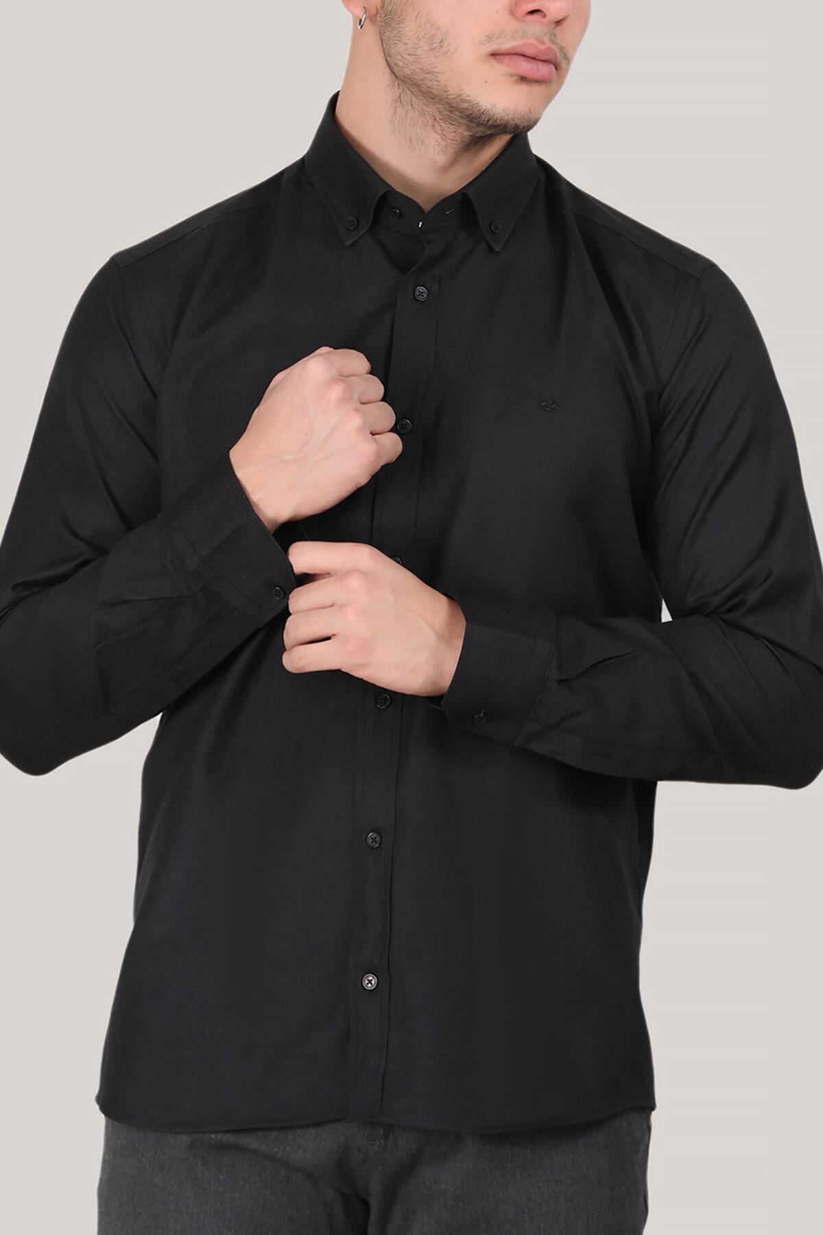 

Мужские рубашки с длинным рукавом M чёрный