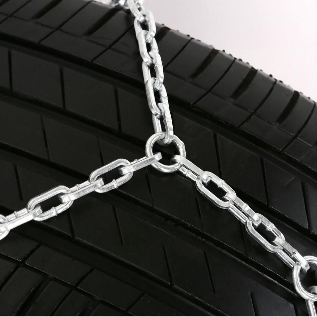 Winter Emergency Stainless Steel Anti-Skid Tire Chains for Cars, Trucks, and Vans