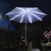 Luci LED per Ombrellone Luci Stringa LED in Pelle Decorazione Festiva Luci Colorate Luci Stringa per Tenda