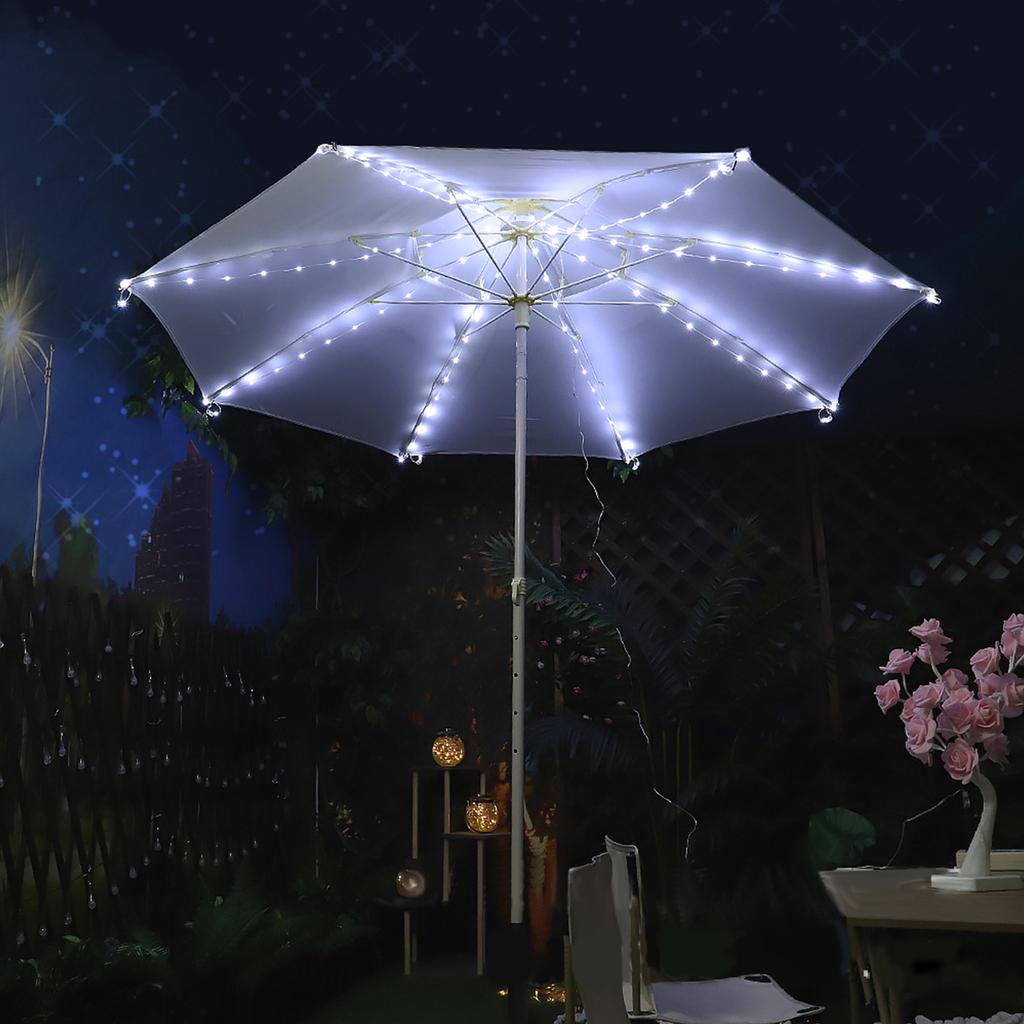 Luci LED per Ombrellone Luci Stringa LED in Pelle Decorazione Festiva Luci Colorate Luci Stringa per Tenda