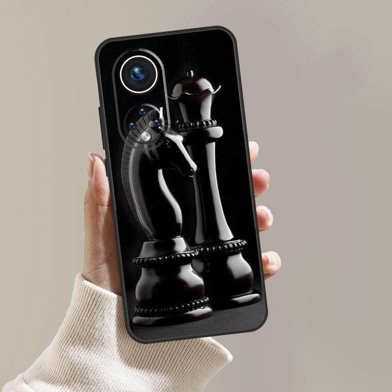 

Chess Board Dark Horse Case For Honor Magic 5 6 7 8 Pro 200 400 Lite 50 70 90 Win RT X8c X8b X9a X9b X9c X9d Cover Honor 70 Lite