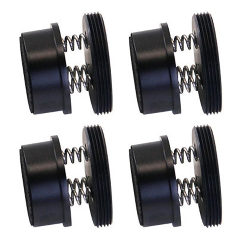 

4pcs Quality Speaker Isolation Spikes Pad for Amplifiers Music Player Music Equipment Vibration Damping AntiSlip Design чёрный