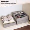 24-Compartment Drawer-Style Storage Box | Fabric Dividers, Deepened Space for Underwear & Socks