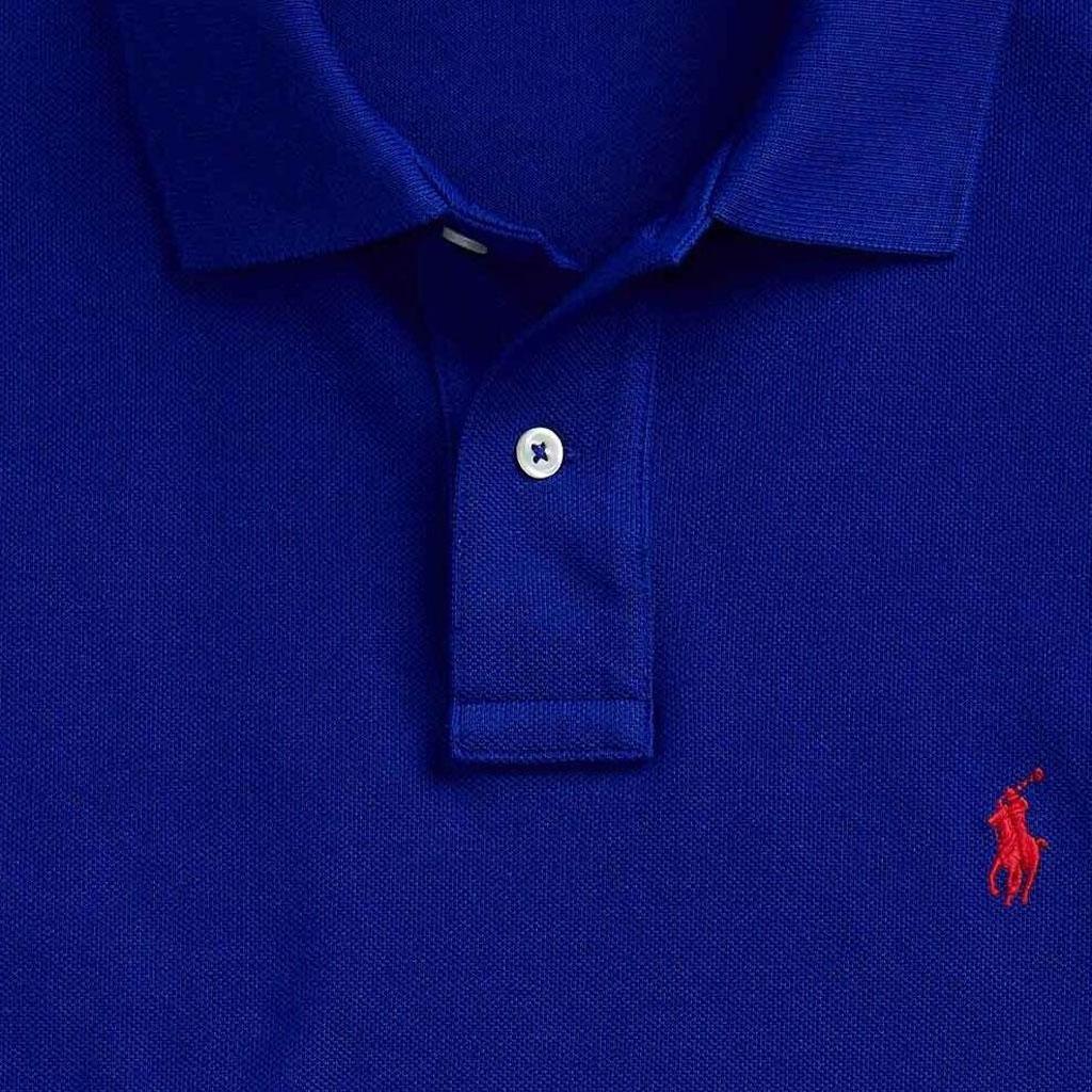 Polo Ralph Lauren Logo Embroidered Polo Shirt Men Tops Blue 710782592-010