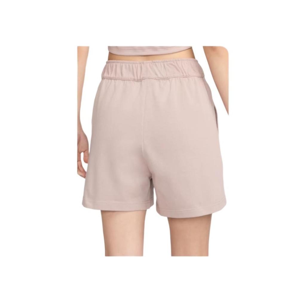 Nike Knitted Loose Fit Three-Quarter Casual Shorts Women Shorts Gray-Brown White DM6729-272