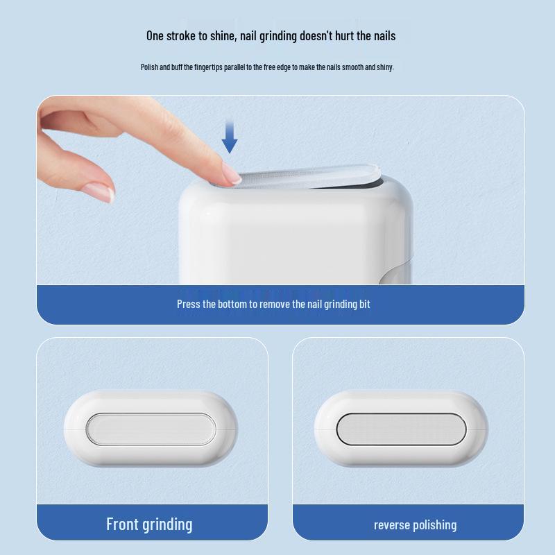 Automatic Electric Nail Clipper & Polisher: Child & Adult Safe, Anti-Pinch, Anti-Splash