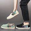 Shoes Men's casual shoes Old Beijing cloth shoes Breathable canvas shoes One pedal single shoes