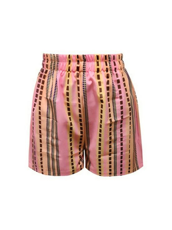 Europäisches Damen Strand-Überwurf Strickjacke mit Aufdruck & Shorts Set für Meeresurlaube