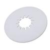 Trailer Fifth Wheel Plate ABS 10 Inch Fifth Wheel Hitch Lube Plate for RV Campers Truck