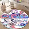 1pc KPop Demon Hunters10 Design Printed Area Round Carpet for Bedroom Living Room Home Decor Rugs Mat Non Slip Mat Rug for Bedside