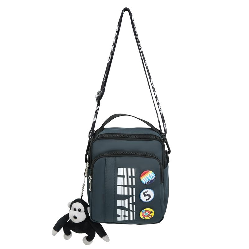 Pánská malá taška s potiskem písmen, taška přes rameno, dámská sportovní crossbody taška