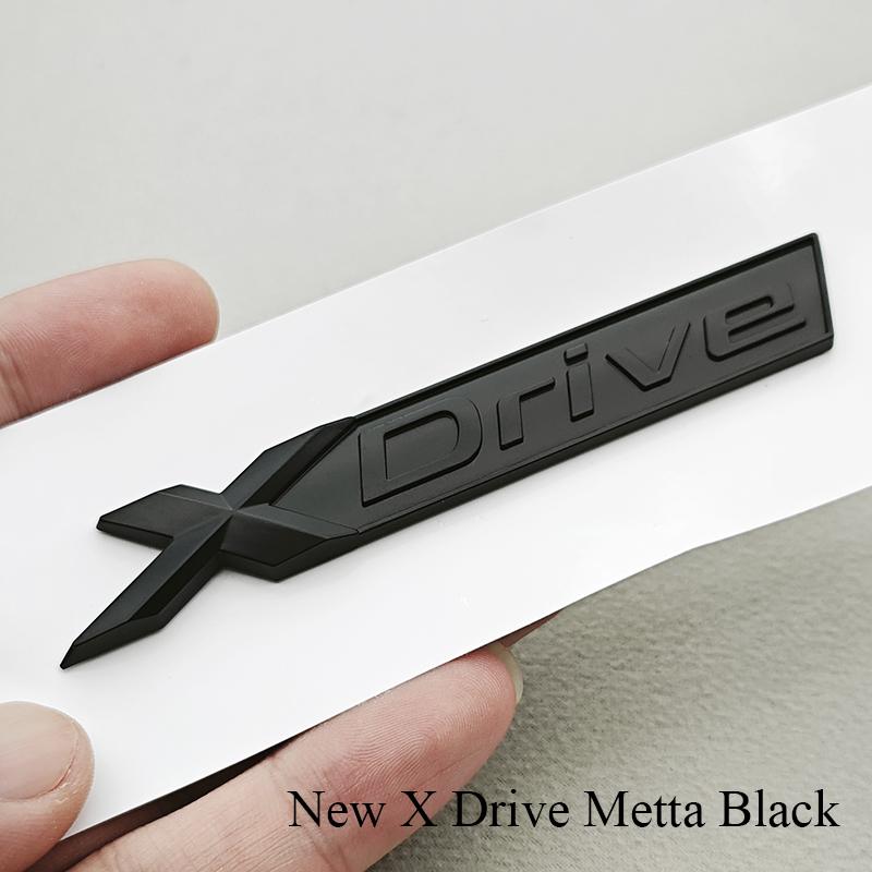 3D ABS Logo XDrive Emblemat X Drive Odznaka na Tylną Klapę Samochodu Naklejka na Błotnik Boczny Do BMW Xdrive Seria 3 Seria 5 X1 X3 X5 Akcesoria