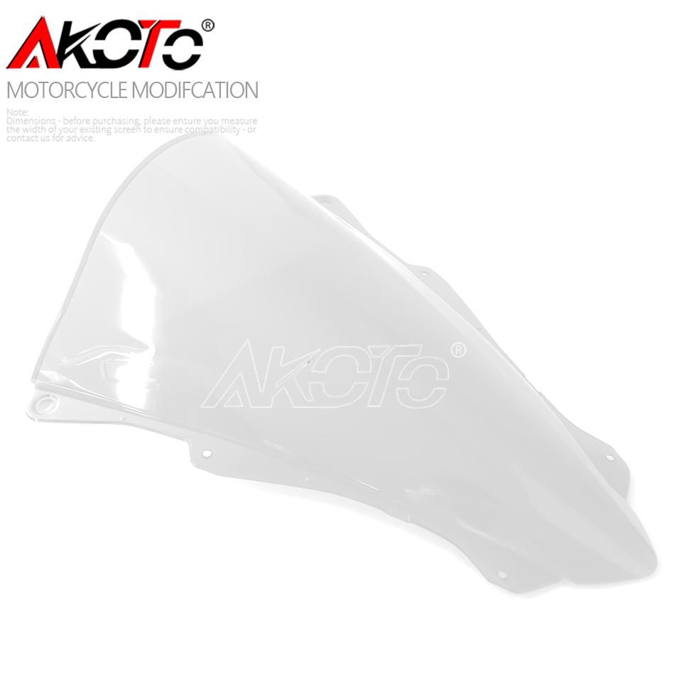 2025 NEW Double Bubble Viser Windshield Windscreen Wind Deflector For Kawasaki Ninja ZX-4RR 4R 25R 25RR ZX4RR ZX4R ZX25R ZX25RR