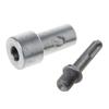 Round Shank Hammer Adapter 2 Slots Drill Bit Adapter SDS Shaft Arbor Connector For Earth Auger Head Power Tool Part