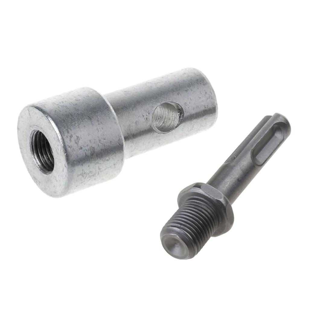 Round Shank Hammer Adapter 2 Slots Drill Bit Adapter SDS Shaft Arbor Connector For Earth Auger Head Power Tool Part