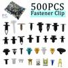 Mixed Auto Vehicle Fastener Bumper Clips Retainer Rivet Door Panel Fender Liner