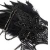 Lightweight Handmade Rhinestones Feather Mask Vintage Lace Detailing For Halloween Celebrations Theater Performances