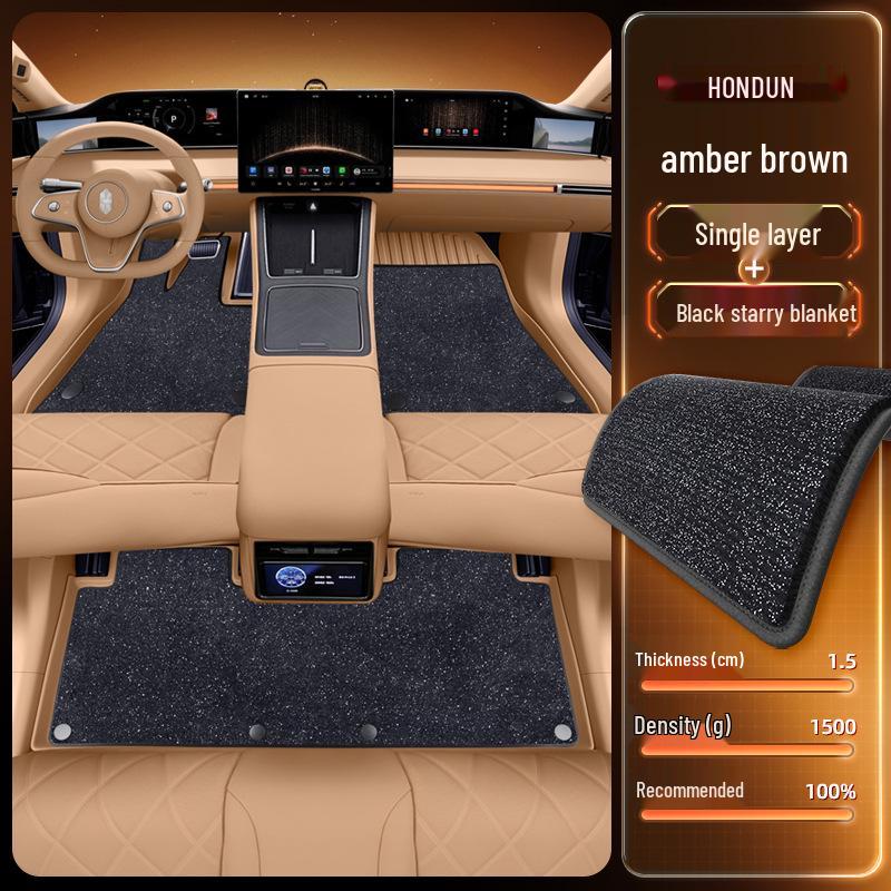 2026 Hongqi S9 TPE Floor Mats: Full Set Interior Carpet for Five Seats