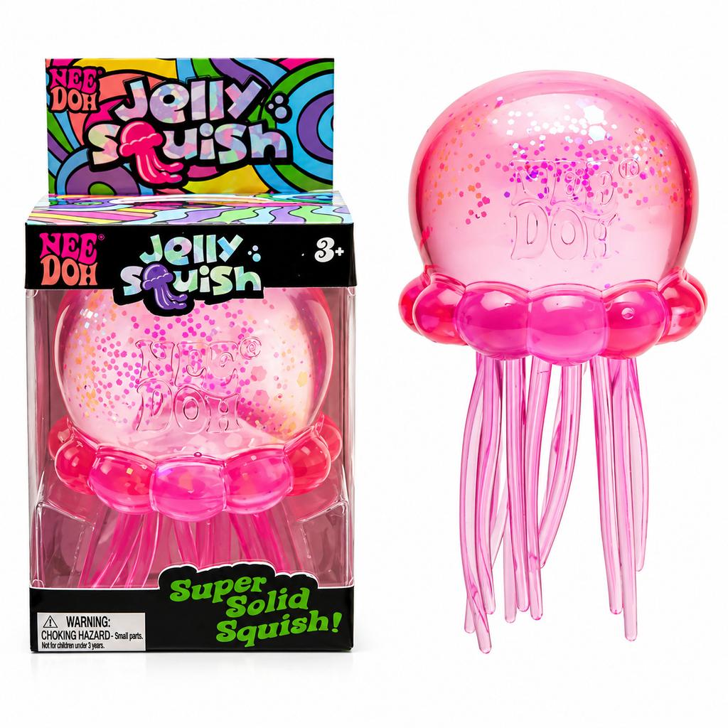 Large-sized Jellyfish Pressing Toy - Maltose Soft Rubber Stress Relief Toy - Gradually Changing Color Slow Recovery Toy